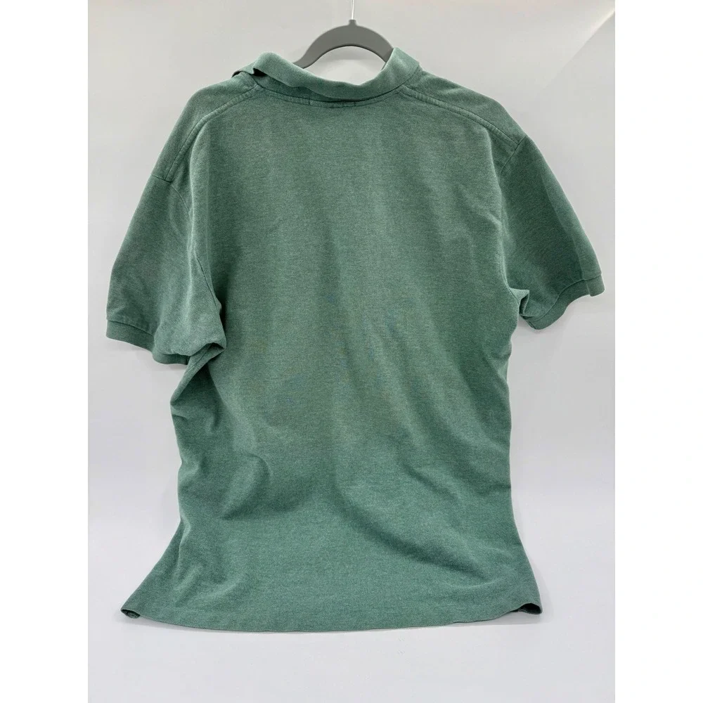 Polo‎ Ralph Lauren Mens XL Green Heather Short Sleeve Pique Polo Shirt Red Pony